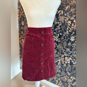 Torrid Corduroy A Line Mini Skirt